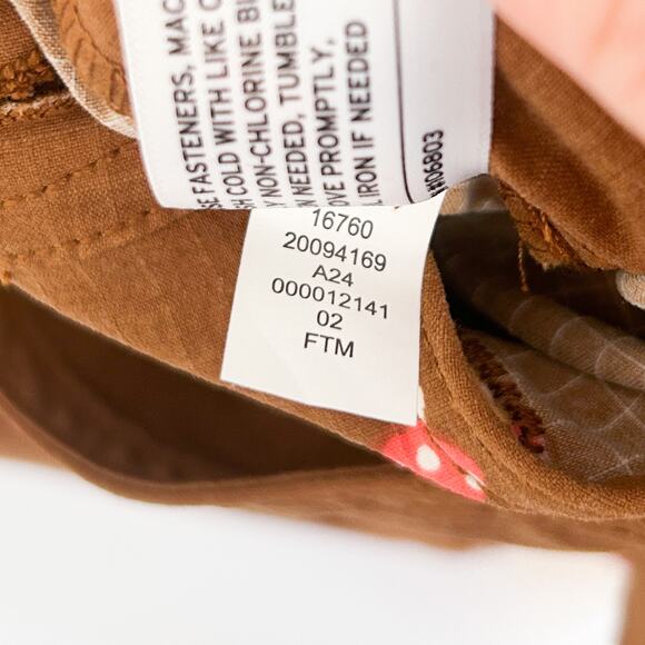 Duluth Trading Heirloom Gardening Bib Overalls in Size Large Flax Brown Mushroom - Picture 6 of 7